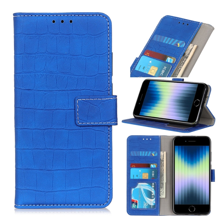 Crocodile Texture Horizontal Flip Leather Case with Holder & Card Slots & Wallet, For iPhone SE 2022 / SE 2020, For OPPO Realme X50 Pro, For Huawei Honor Play 4T Pro, For Galaxy A51 5G, For Galaxy A71 5G