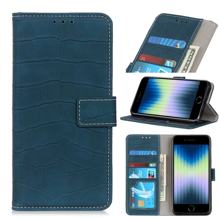 Crocodile Texture Horizontal Flip Leather Case with Holder &amp; Card Slots &amp; Wallet, For iPhone SE 2022 / SE 2020, For OPPO Realme X50 Pro, For Huawei Honor Play 4T Pro, For Galaxy A51 5G, For Galaxy A71 5G