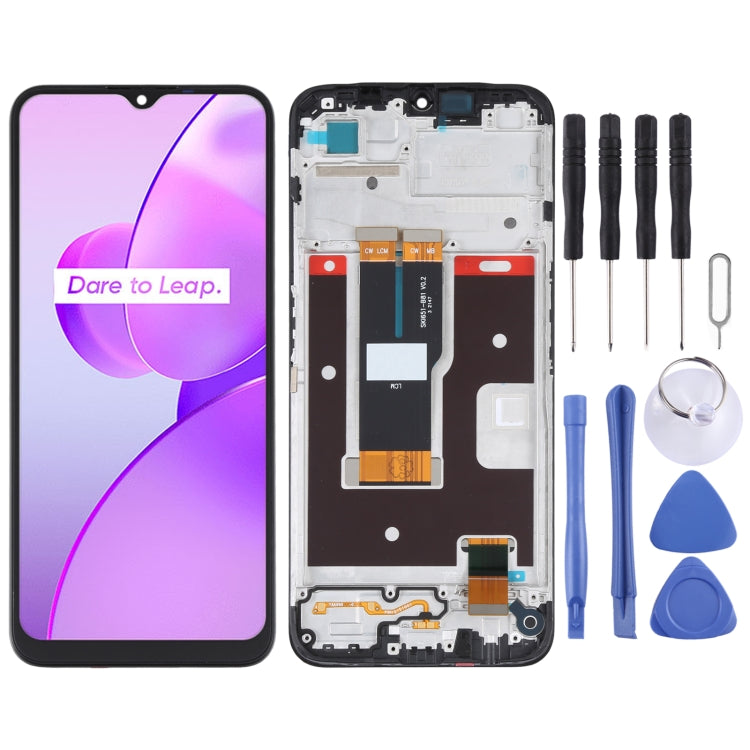 LCD Screen and Digitizer Full Assembly with Frame, For Realme C35 RMX3511, For Realme C31 RMX3501, For TCL 30E / 30 SE, For TCL 30 5G, For OPPO A57 5G