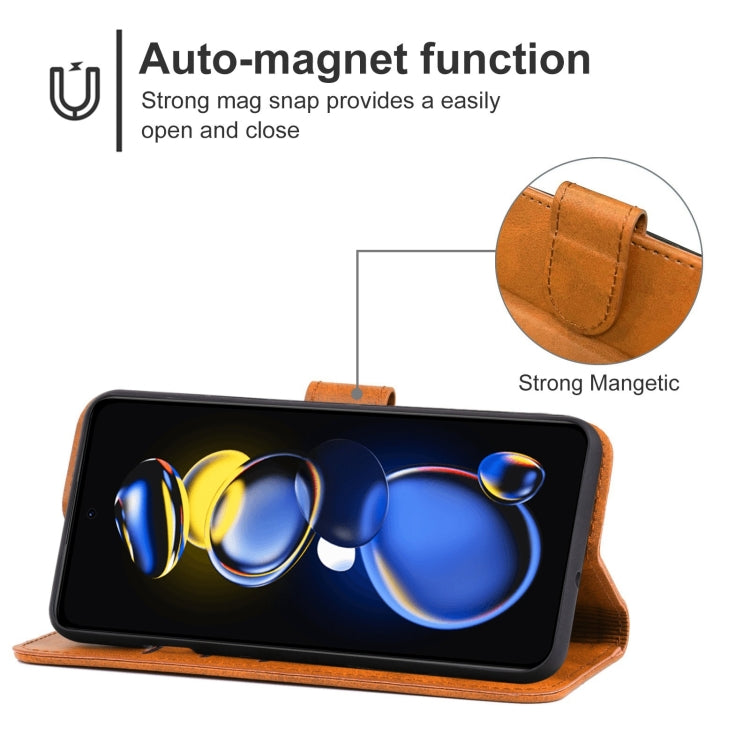 Leather Phone Case, For Xiaomi Redmi Note 11 SE