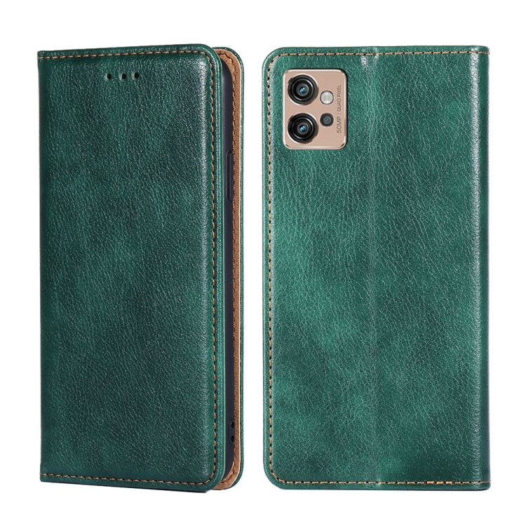 Gloss Oil Solid Color Magnetic Leather Phone Case