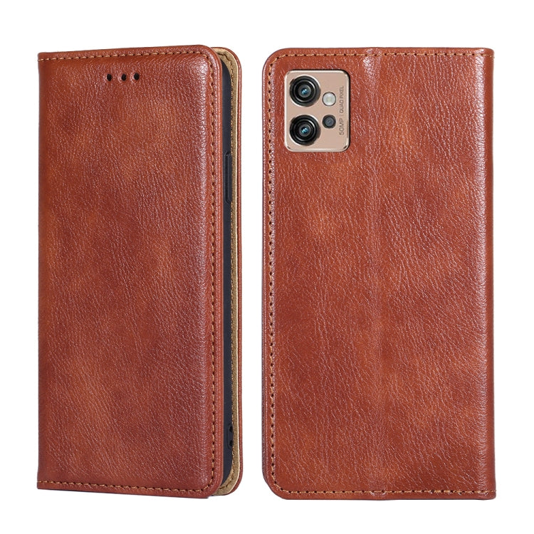 Gloss Oil Solid Color Magnetic Leather Phone Case