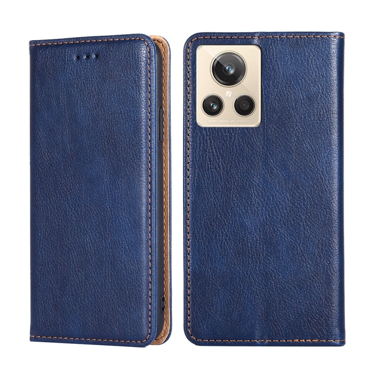 Gloss Oil Solid Color Magnetic Leather Phone Case