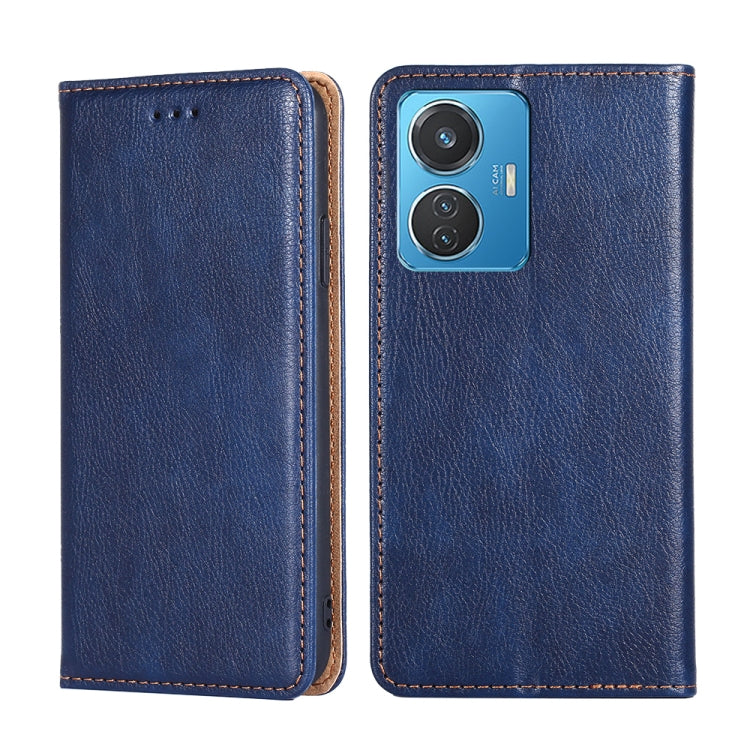 Gloss Oil Solid Color Magnetic Leather Phone Case