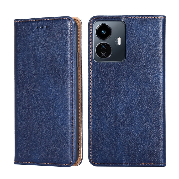 Gloss Oil Solid Color Magnetic Leather Phone Case