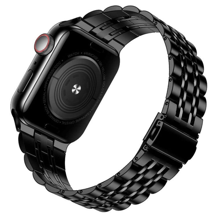 Seven-bead Ultra-thin Stainless Steel Watch Band For Apple Watch Series, 7 45mm / 6&amp;SE&amp;5&amp;4 44mm / 3&amp;2&amp;1 42mm, 7 41mm / 6&amp;SE&amp;5&amp;4 40mm / 3&amp;2&amp;1 38mm