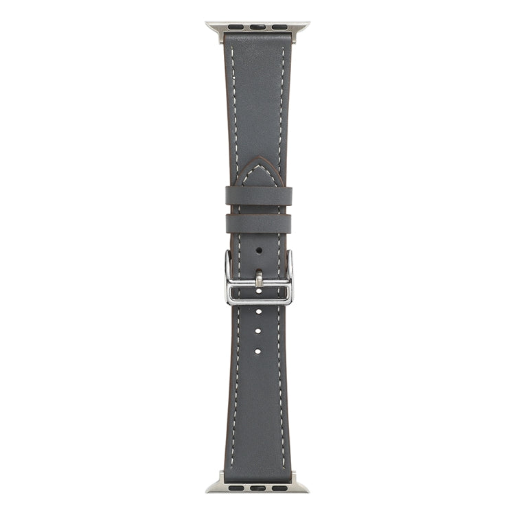 Single Lap Microfiber Leather Watch Band For Apple Watch Series, 7 45mm / 6&SE&5&4 44mm / 3&2&1 42mm