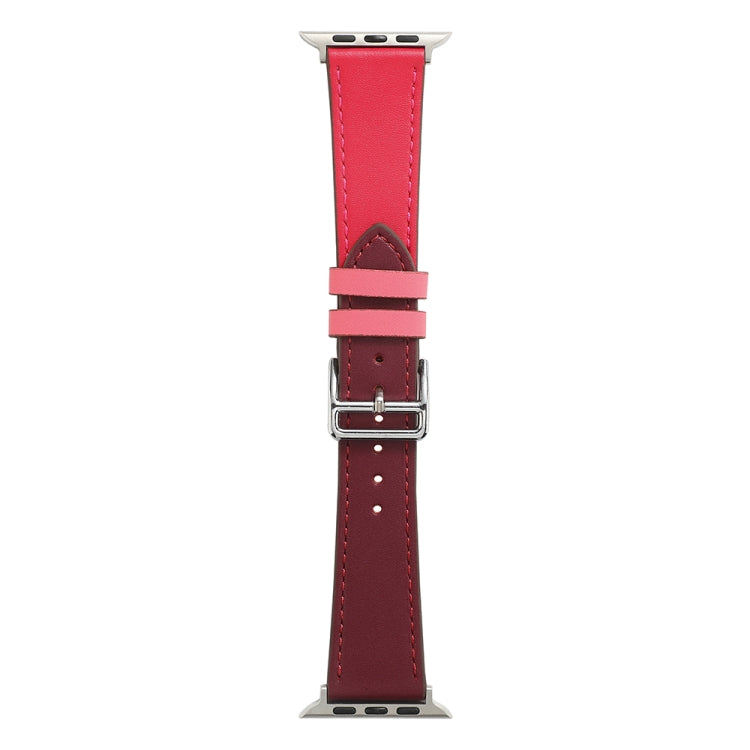 Single Lap Microfiber Leather Watch Band For Apple Watch Series, 7 45mm / 6&amp;SE&amp;5&amp;4 44mm / 3&amp;2&amp;1 42mm