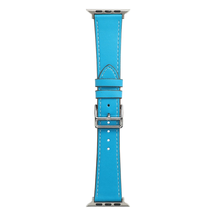 Single Lap Microfiber Leather Watch Band For Apple Watch Series, 7 45mm / 6&SE&5&4 44mm / 3&2&1 42mm