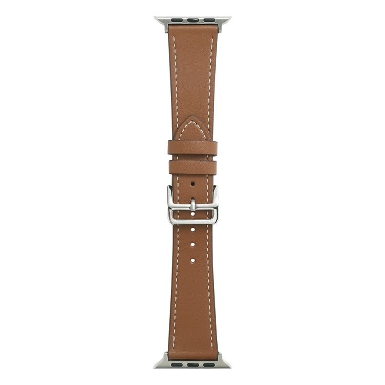 Single Lap Microfiber Leather Watch Band For Apple Watch Series, 7 45mm / 6&SE&5&4 44mm / 3&2&1 42mm