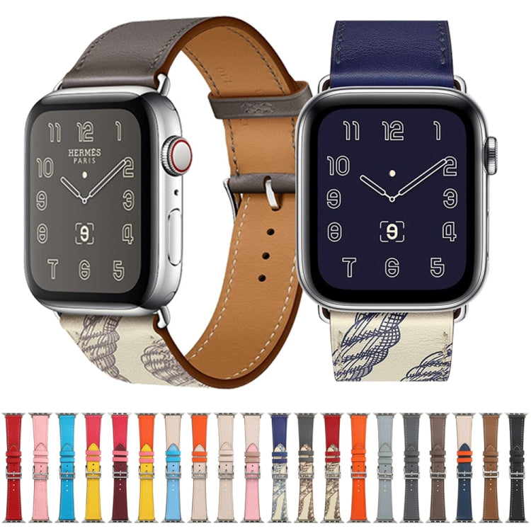 Single Lap Microfiber Leather Watch Band For Apple Watch Series, 7 45mm / 6&SE&5&4 44mm / 3&2&1 42mm