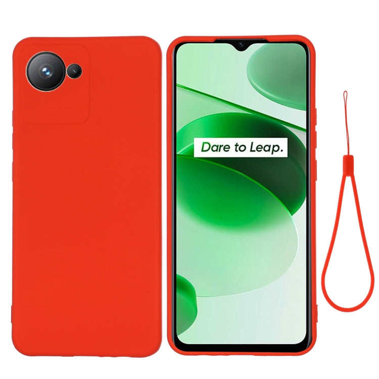 Pure Color Liquid Silicone Shockproof Full Coverage Phone Case, For Realme C30 / Narzo 50i Prime / C30S, For Xiaomi Poco X4 GT/Redmi Note 11T Pro/Redmi K50i