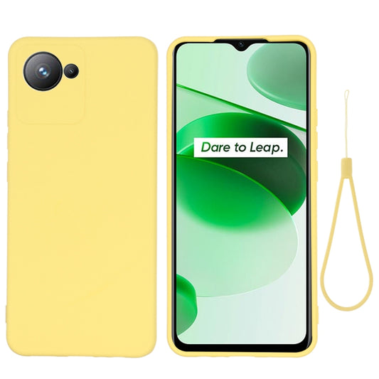 Pure Color Liquid Silicone Shockproof Full Coverage Phone Case, For Realme C30 / Narzo 50i Prime / C30S, For Xiaomi Poco X4 GT/Redmi Note 11T Pro/Redmi K50i