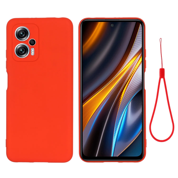 Pure Color Liquid Silicone Shockproof Full Coverage Phone Case, For Realme C30 / Narzo 50i Prime / C30S, For Xiaomi Poco X4 GT/Redmi Note 11T Pro/Redmi K50i