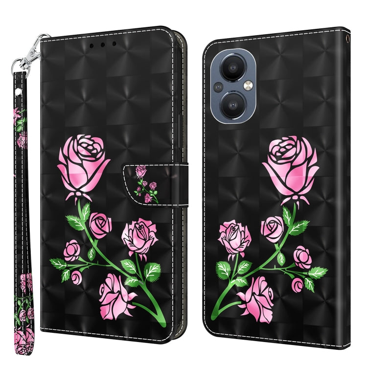 3D Painted Leather Phone Case, For OPPO A16 / A16s / A54s, For OPPO A54 5G / A74 5G, For OPPO A94 5G / A95 5G, For OPPO A96 5G / Reno7 Z