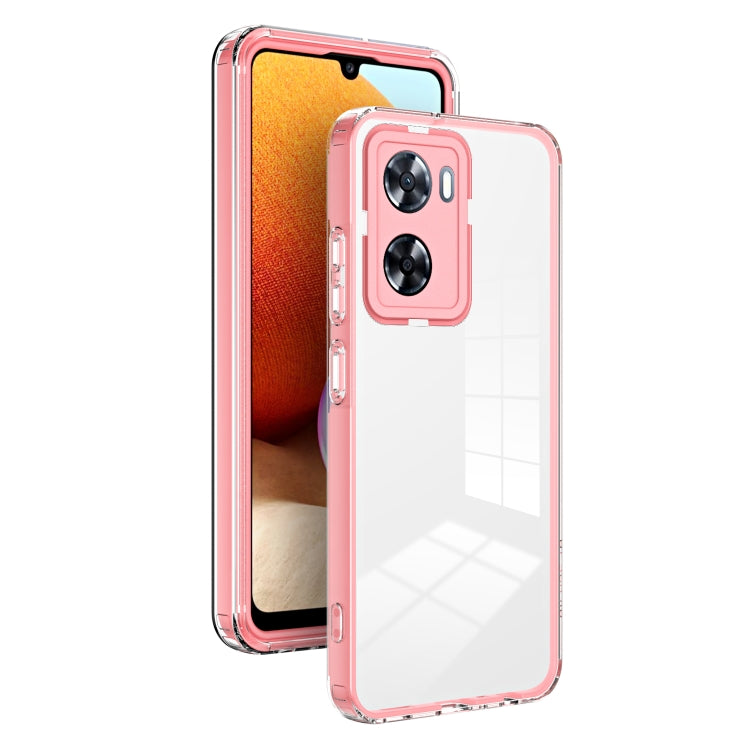 3 in 1 Clear TPU Color PC Frame Phone Case, For Motorola Moto G22, For OPPO A57 4G 2022, For Motorola Moto G42, For OPPO A77 5G, For Motorola Moto G52, For Honor X8