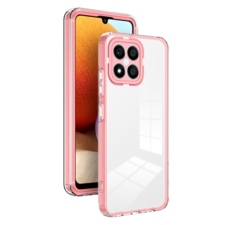 3 in 1 Clear TPU Color PC Frame Phone Case, For Motorola Moto G22, For OPPO A57 4G 2022, For Motorola Moto G42, For OPPO A77 5G, For Motorola Moto G52, For Honor X8