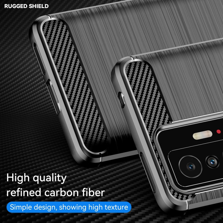 Carbon Fiber Brushed Texture TPU Case, For Xiaomi 11T, For Xiaomi 11T Pro, For OPPO A57e, For OPPO A57S