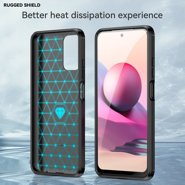 Brushed Texture Carbon Fiber Shockproof TPU Phone Case, For Xiaomi Redmi Note 11SE 4G, For vivo Y30 5G, For vivo Y33E 5G, For OPPO A77 4G, For OnePlus Nord N20 SE