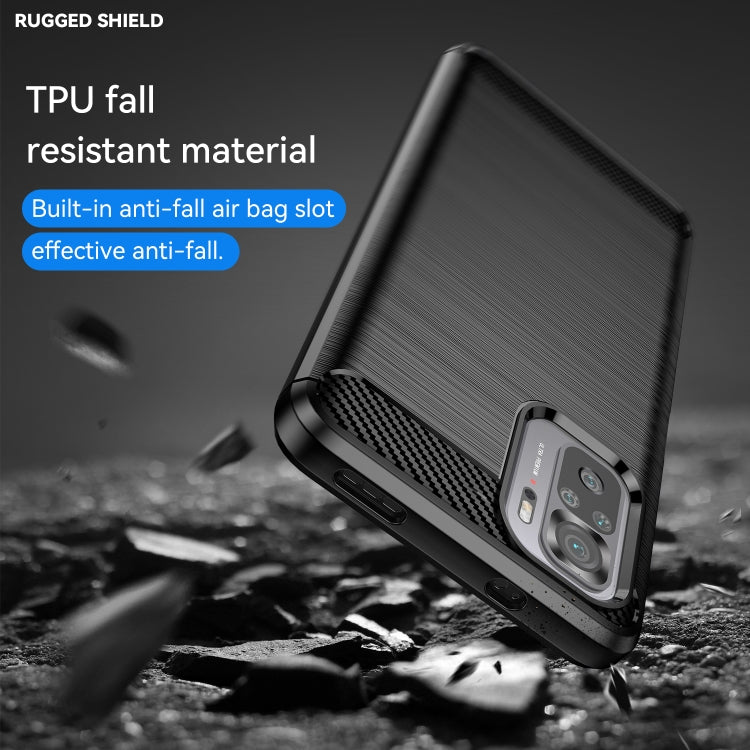 Brushed Texture Carbon Fiber Shockproof TPU Phone Case, For Xiaomi Redmi Note 11SE 4G, For vivo Y30 5G, For vivo Y33E 5G, For OPPO A77 4G, For OnePlus Nord N20 SE