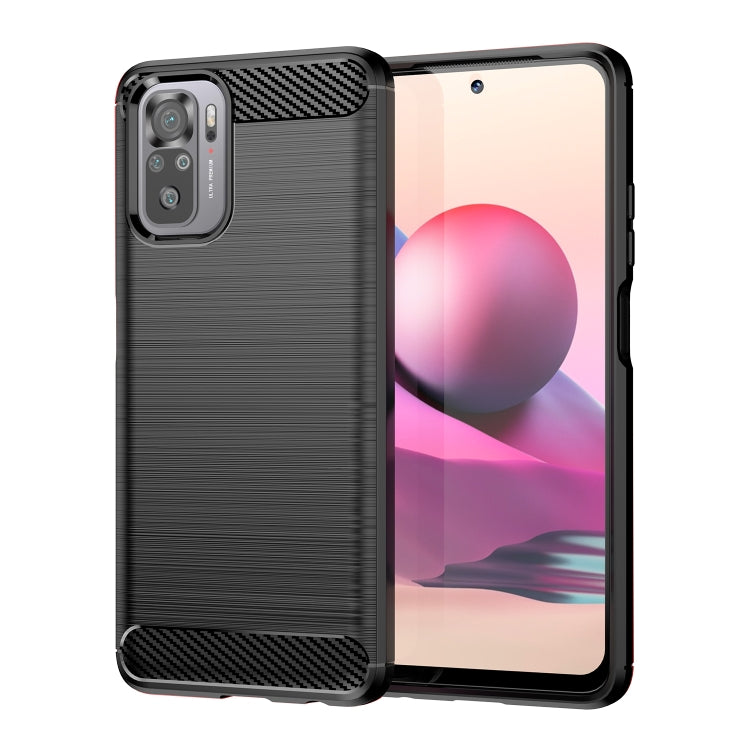 Brushed Texture Carbon Fiber Shockproof TPU Phone Case, For Xiaomi Redmi Note 11SE 4G, For vivo Y30 5G, For vivo Y33E 5G, For OPPO A77 4G, For OnePlus Nord N20 SE