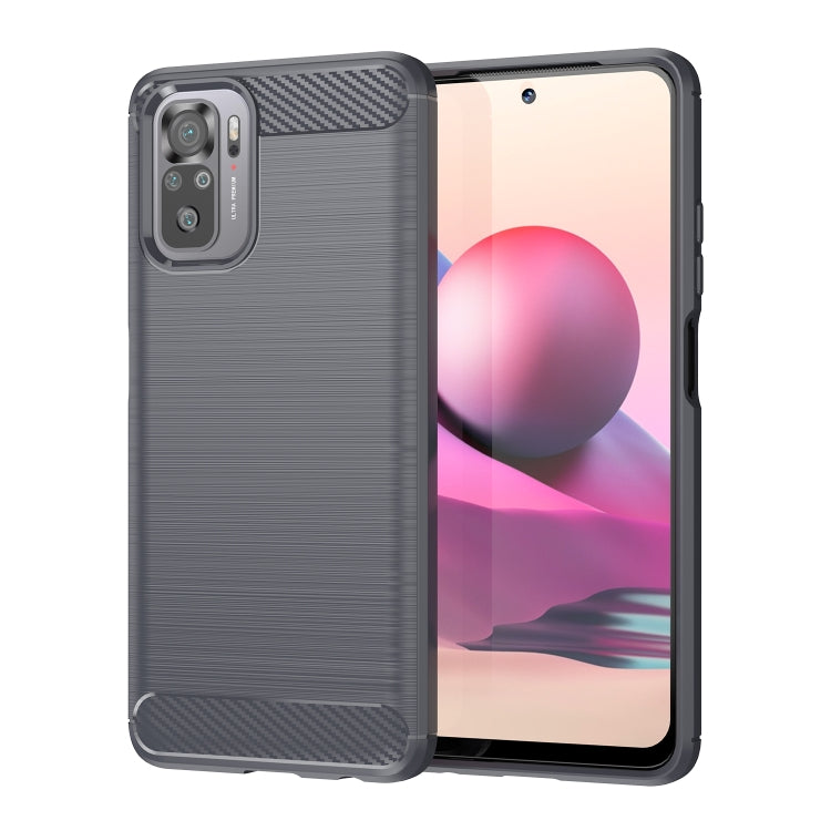 Brushed Texture Carbon Fiber Shockproof TPU Phone Case, For Xiaomi Redmi Note 11SE 4G, For vivo Y30 5G, For vivo Y33E 5G, For OPPO A77 4G, For OnePlus Nord N20 SE