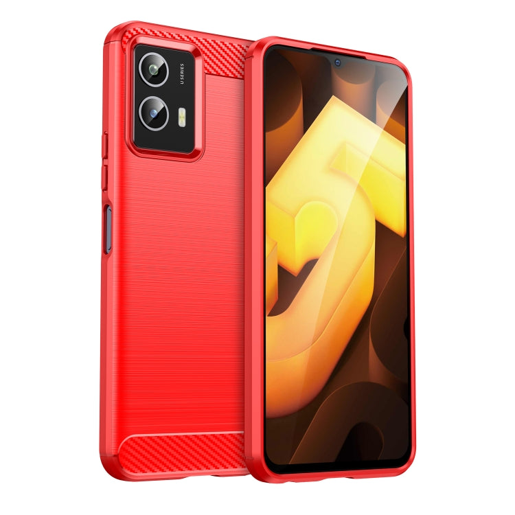 Brushed Texture Carbon Fiber Shockproof TPU Phone Case, For Xiaomi Redmi Note 11SE 4G, For vivo Y30 5G, For vivo Y33E 5G, For OPPO A77 4G, For OnePlus Nord N20 SE