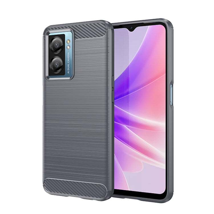 Brushed Texture Carbon Fiber Shockproof TPU Phone Case, For Xiaomi Redmi Note 11SE 4G, For vivo Y30 5G, For vivo Y33E 5G, For OPPO A77 4G, For OnePlus Nord N20 SE