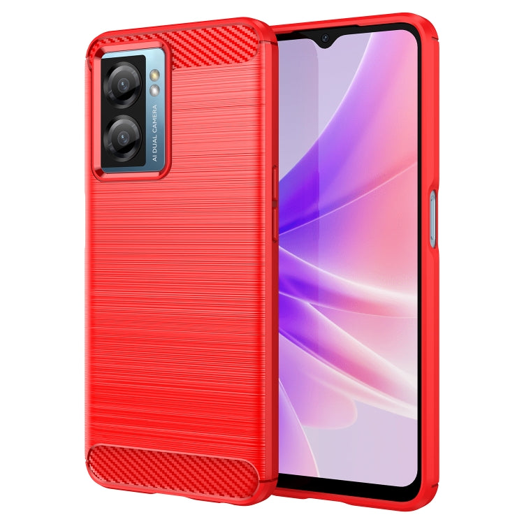 Brushed Texture Carbon Fiber Shockproof TPU Phone Case, For Xiaomi Redmi Note 11SE 4G, For vivo Y30 5G, For vivo Y33E 5G, For OPPO A77 4G, For OnePlus Nord N20 SE