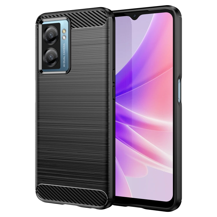 Brushed Texture Carbon Fiber Shockproof TPU Phone Case, For Xiaomi Redmi Note 11SE 4G, For vivo Y30 5G, For vivo Y33E 5G, For OPPO A77 4G, For OnePlus Nord N20 SE