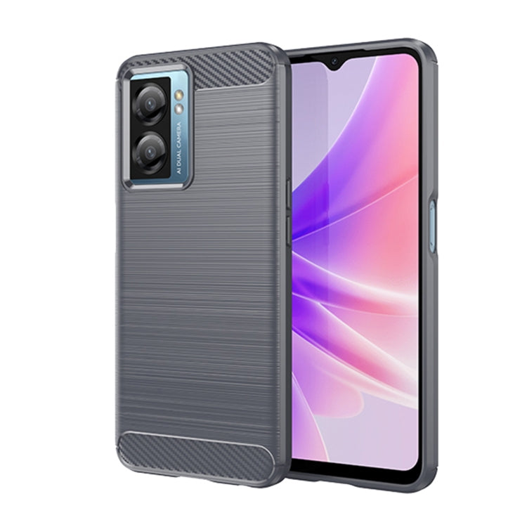 Brushed Texture Carbon Fiber Shockproof TPU Phone Case, For Xiaomi Redmi Note 11SE 4G, For vivo Y30 5G, For vivo Y33E 5G, For OPPO A77 4G, For OnePlus Nord N20 SE