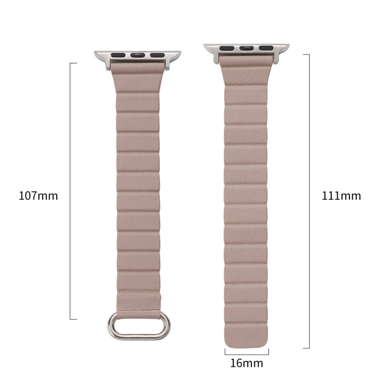Reverse Buckle Magnetic Watch Band, For Apple Watch Series 8&amp;7 45mm / SE 2&amp;6&amp;SE&amp;5&amp;4 44mm, For Apple Watch Series 8&amp;7 41mm / SE 2&amp;6&amp;SE&amp;5&amp;4 40mm