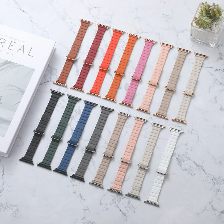 Reverse Buckle Magnetic Watch Band, For Apple Watch Series 8&amp;7 45mm / SE 2&amp;6&amp;SE&amp;5&amp;4 44mm, For Apple Watch Series 8&amp;7 41mm / SE 2&amp;6&amp;SE&amp;5&amp;4 40mm