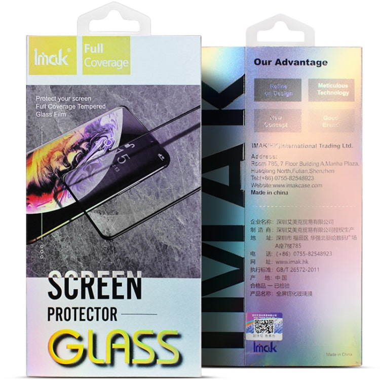 imak 9H Full Screen Tempered Glass Film Pro+ Series, For Honor X40i 5G, For HTC Desire 22 Pro 5G, For Huawei nova Y90 4G, For OPPO A97 5G, For Realme 9 5G India, For Realme C30 4G / V20 5G, For Realme GT2 Explorer Master, For Motorola Moto G32 4G