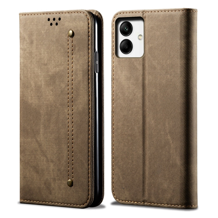 Denim Texture Leather Phone Case, For vivo V25, For Samsung Galaxy A04 4G