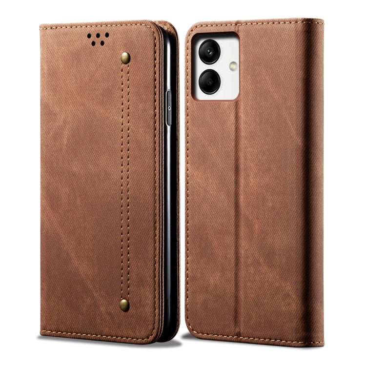 Denim Texture Leather Phone Case, For vivo V25, For Samsung Galaxy A04 4G