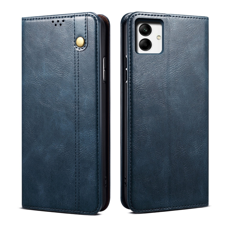 Oil Wax Crazy Horse Texture Leather Phone Case, For vivo V25, For Samsung Galaxy A04 4G