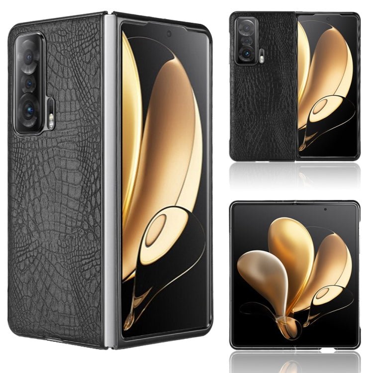Shockproof Crocodile Texture PC + PU Case, For Honor Magic V, For Sony Xperia 1 IV, For Sony Xperia 10 IV