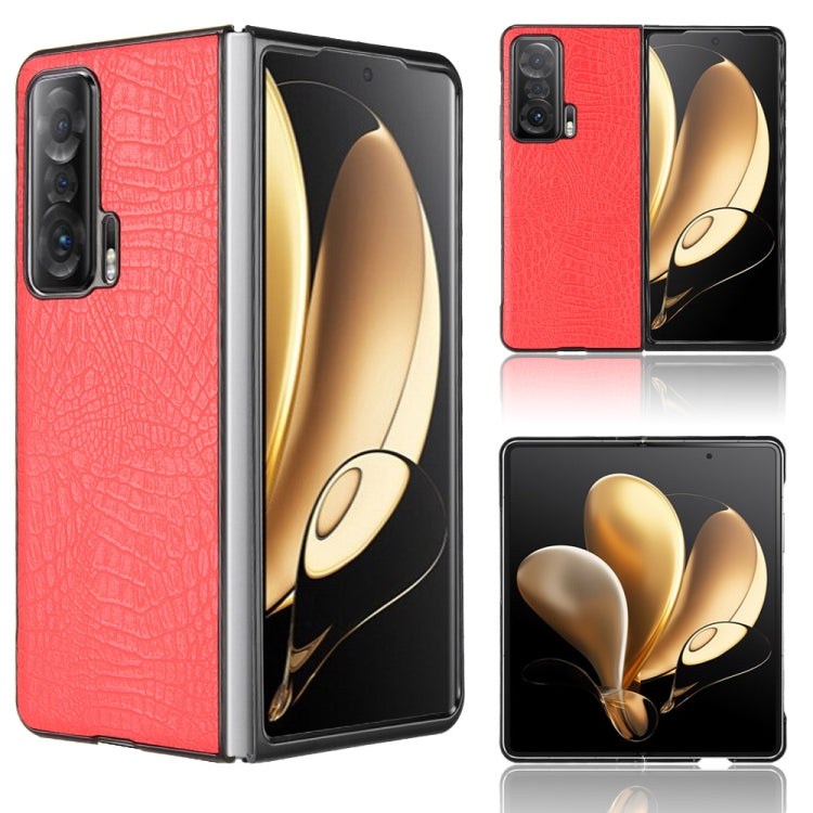 Shockproof Crocodile Texture PC + PU Case, For Honor Magic V, For Sony Xperia 1 IV, For Sony Xperia 10 IV