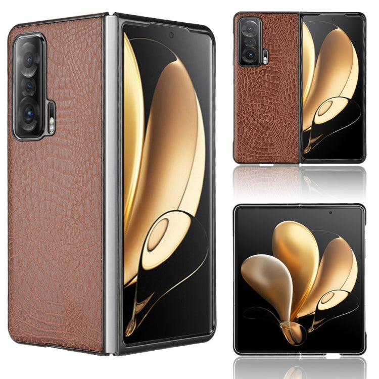 Shockproof Crocodile Texture PC + PU Case, For Honor Magic V, For Sony Xperia 1 IV, For Sony Xperia 10 IV