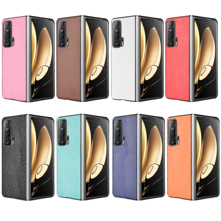 Shockproof Crocodile Texture PC + PU Case, For Honor Magic V, For Sony Xperia 1 IV, For Sony Xperia 10 IV