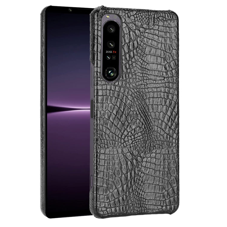 Shockproof Crocodile Texture PC + PU Case, For Honor Magic V, For Sony Xperia 1 IV, For Sony Xperia 10 IV