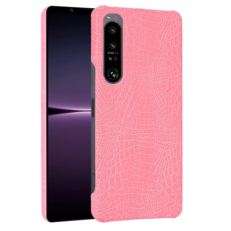 Shockproof Crocodile Texture PC + PU Case, For Sony Xperia 1 IV, For Sony Xperia 10 IV, For Sony Xperia Ace III, For Microsoft Surface Duo 2