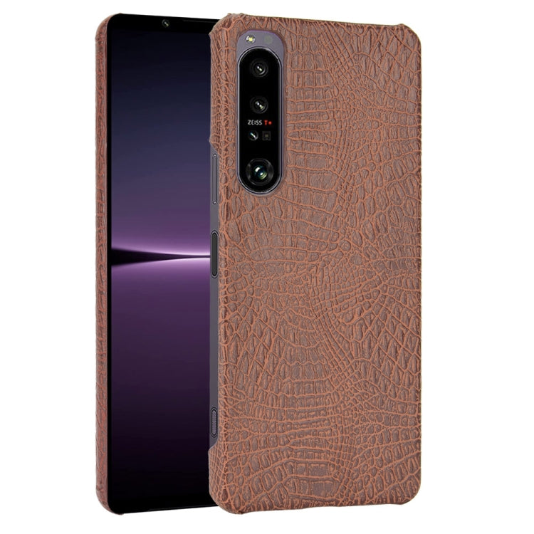 Shockproof Crocodile Texture PC + PU Case, For Honor Magic V, For Sony Xperia 1 IV, For Sony Xperia 10 IV