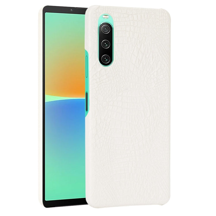 Shockproof Crocodile Texture PC + PU Case, For Honor Magic V, For Sony Xperia 1 IV, For Sony Xperia 10 IV