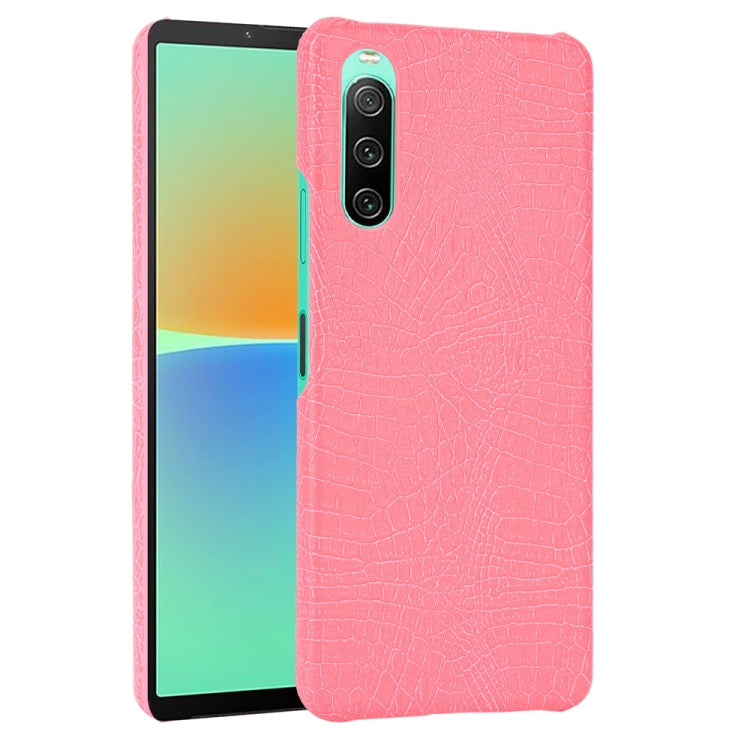 Shockproof Crocodile Texture PC + PU Case, For Honor Magic V, For Sony Xperia 1 IV, For Sony Xperia 10 IV
