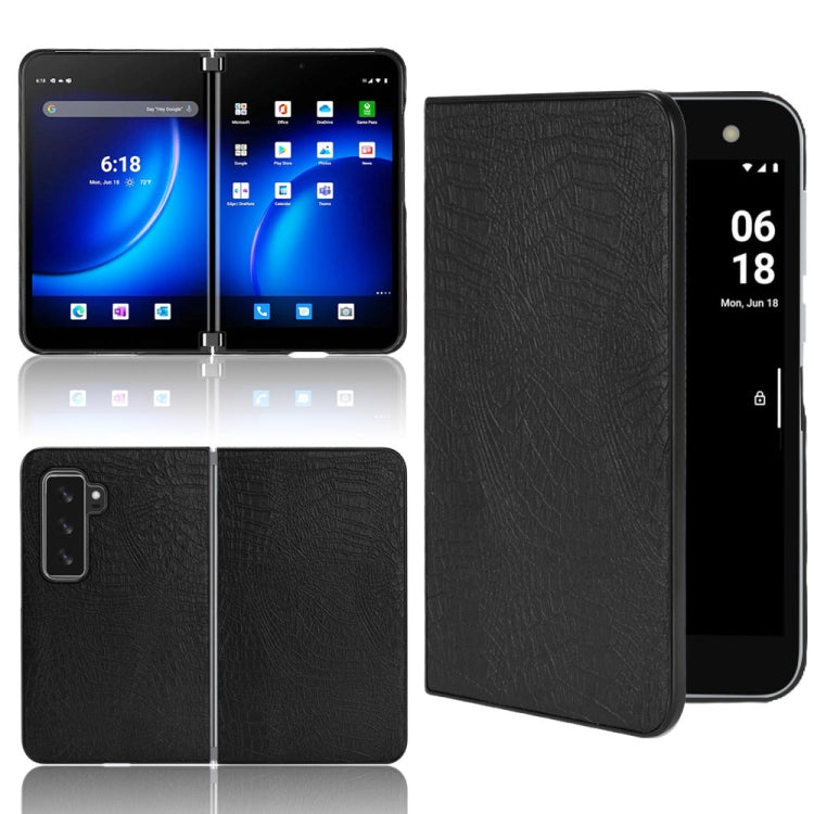 Shockproof Crocodile Texture PC + PU Case, For Sony Xperia Ace III, For Microsoft Surface Duo 2