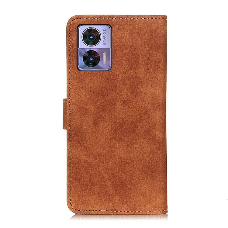 KHAZNEH Retro Texture Leather Phone Case, For Motorola Edge 30 Lite / Edge 30 Neo, For Realme 9i 5G / 10 5G, For ZTE Blade A72 5G, For ZTE Blade V40S, For Xiaomi Redmi A1