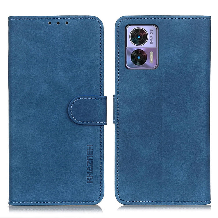 KHAZNEH Retro Texture Leather Phone Case, For Motorola Edge 30 Lite / Edge 30 Neo, For ZTE Blade V40S, For Xiaomi Redmi A1