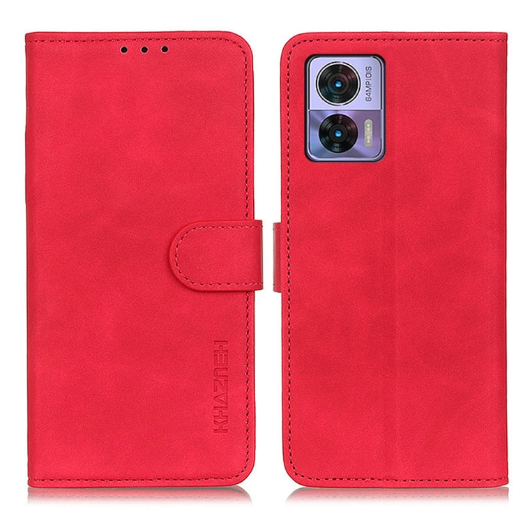 KHAZNEH Retro Texture Leather Phone Case, For Motorola Edge 30 Lite / Edge 30 Neo, For ZTE Blade V40S, For Xiaomi Redmi A1